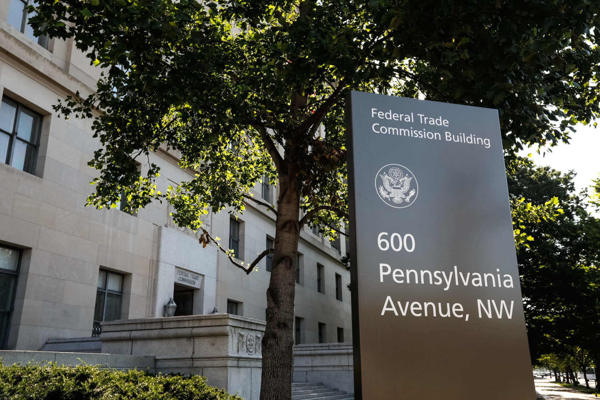 Federal Trade Commission (FTC) building where the Telemarketing Sales Rule (TSR) was created.